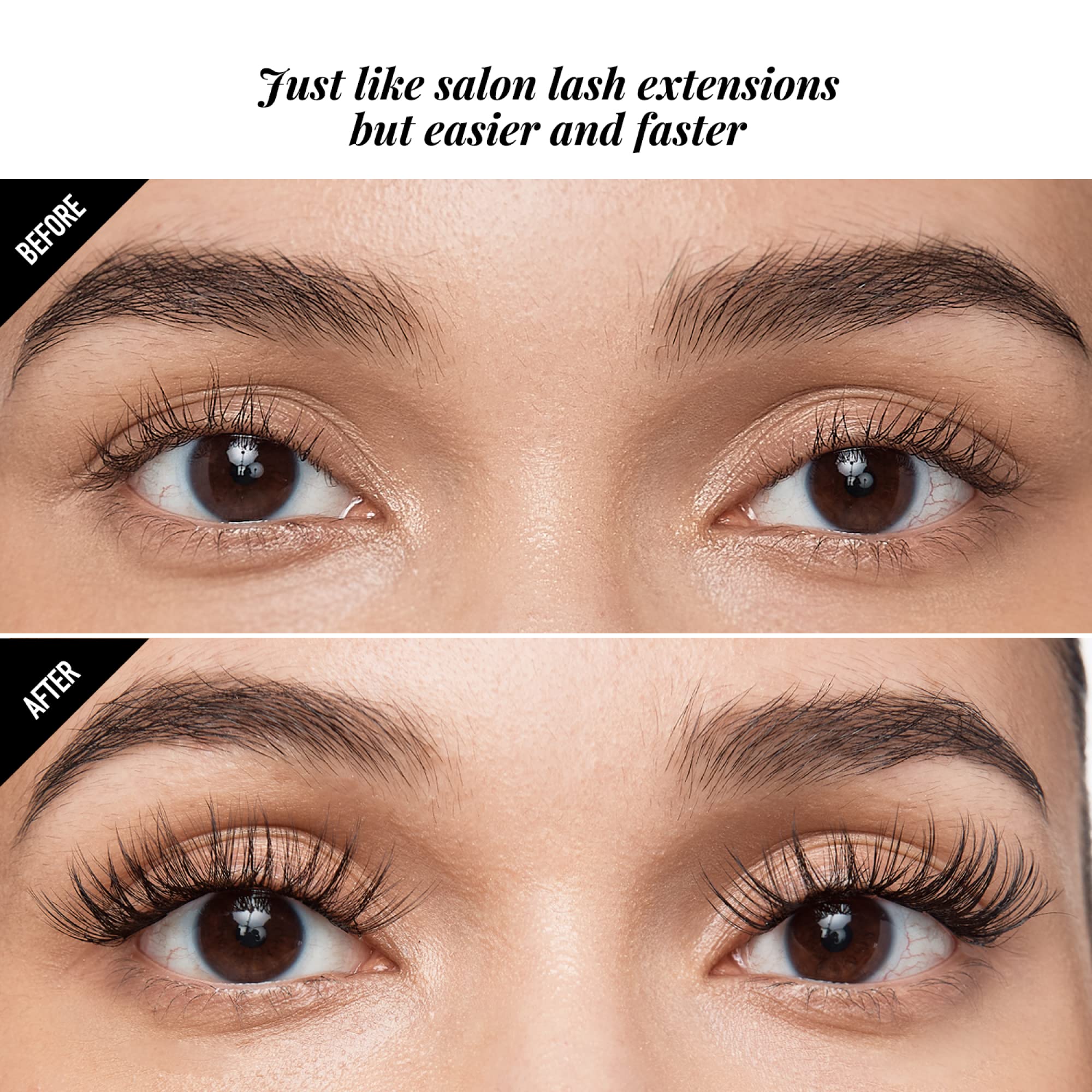 i•ENVY at-home lash extension kit steps for easy, salon-like results.