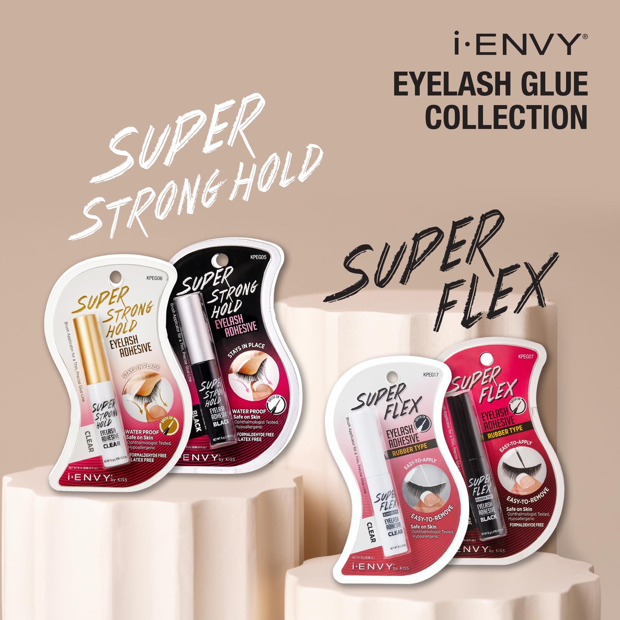 i-ENVY by Kiss: fórmula resistente al agua para días activos.