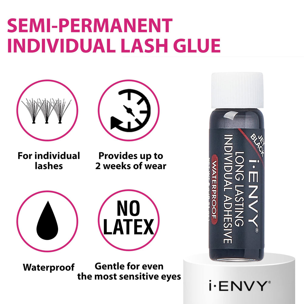 i-ENVY adhesivo de fijación fuerte para extensiones individuales.