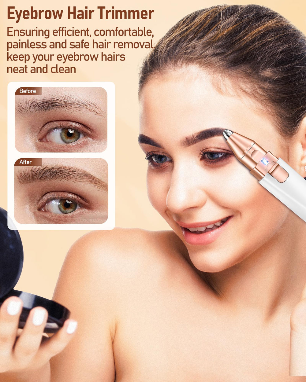 IFANZETECH depilación facial suave para labios y mejillas.