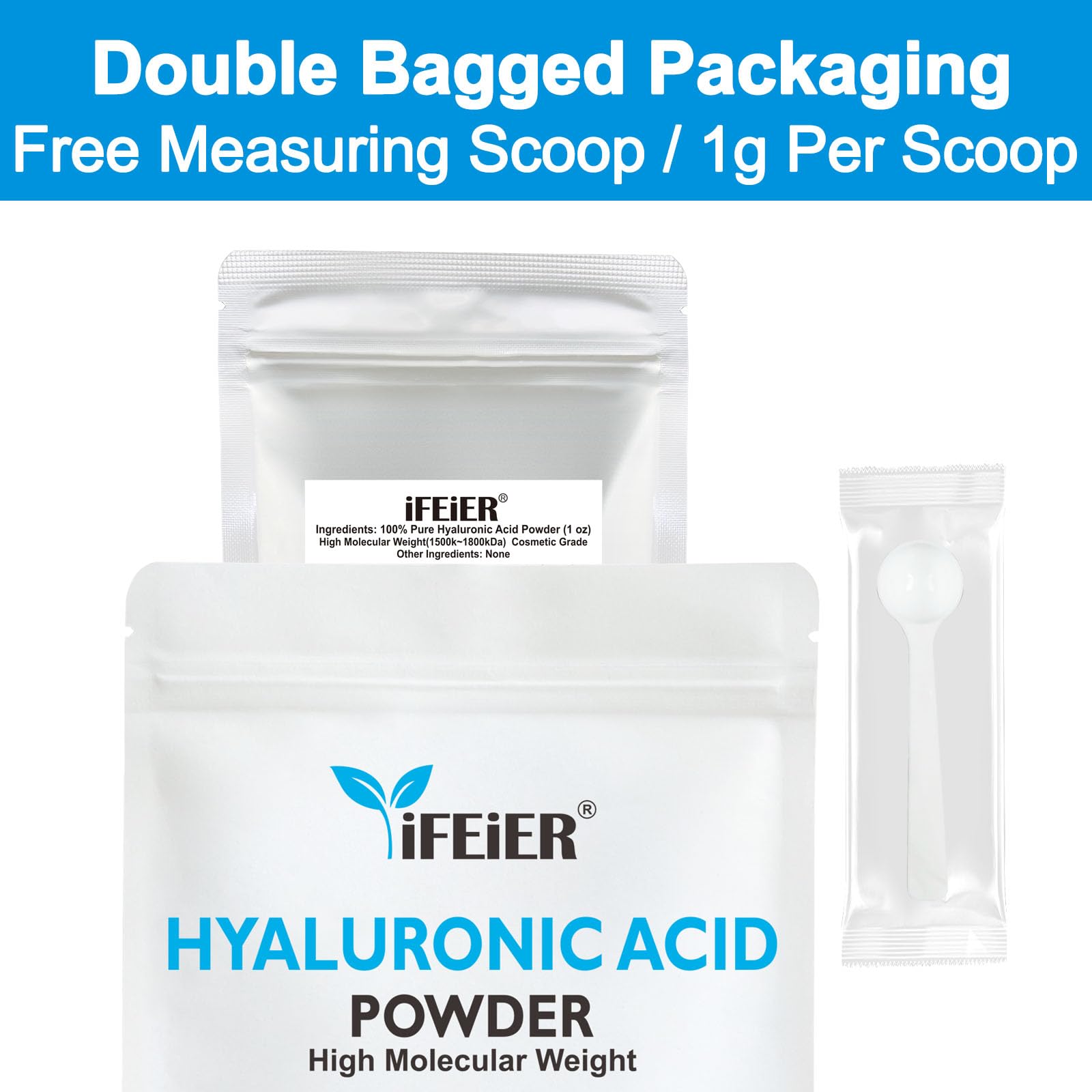 iFEiER textura de serum hialuronico, ligera y suave al tacto.