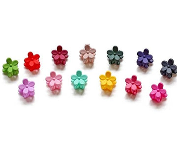 IFfree garras mini para flequillo, colores brillantes, útil para flecos y coletas rápidas.