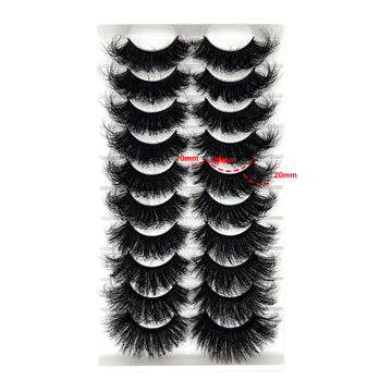 IFSOWDRA pestañas para ocasiones especiales 25mm, realzan la mirada.