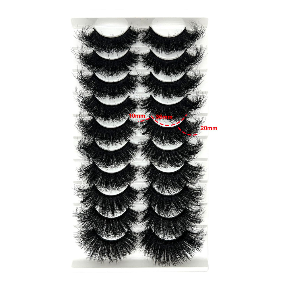 IFSOWDRA pestañas para ocasiones especiales 25mm, realzan la mirada.