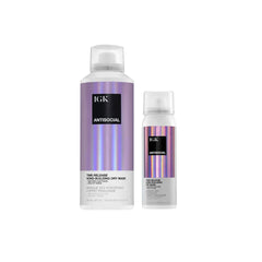 IGK Antisocial mascarilla seca para cabello en botella, hidrata sin enjuague.