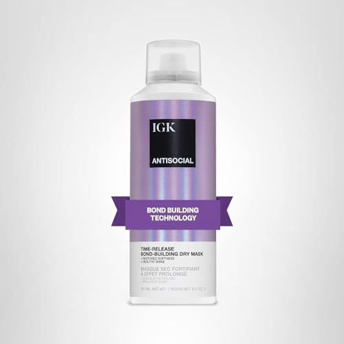 IGK Antisocial envase elegante para tu rutina nocturna de reparación capilar