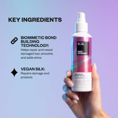 IGK Best Interest - application sur cheveux, lisser sans chaleur