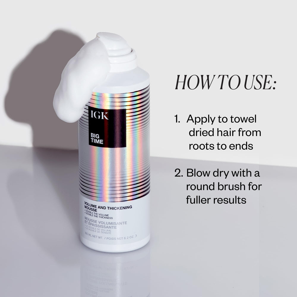 IGK Big Time Mousse: coton nordique pour corps sans poids.
