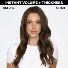 IGK Big Time Mousse: cheveux volumineux et mobiles après séchage.