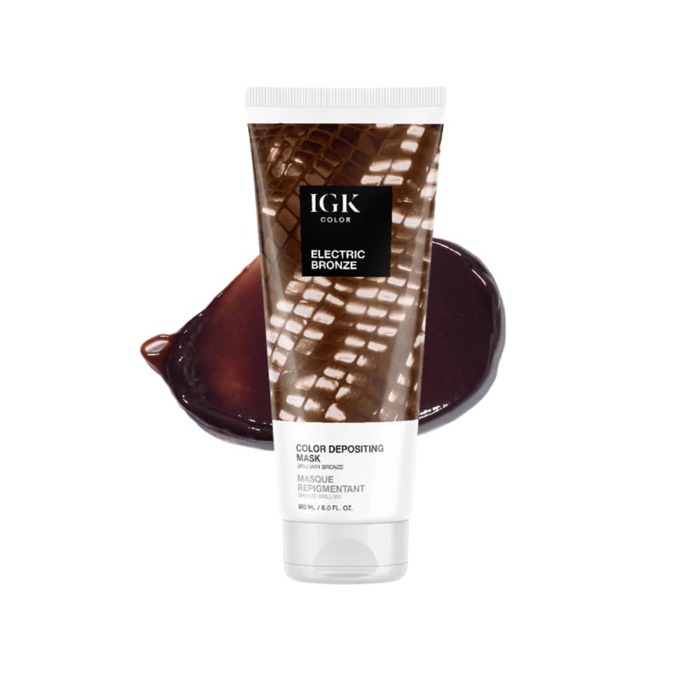 IGK máscara depositante de color en miel apagado para brillo suave