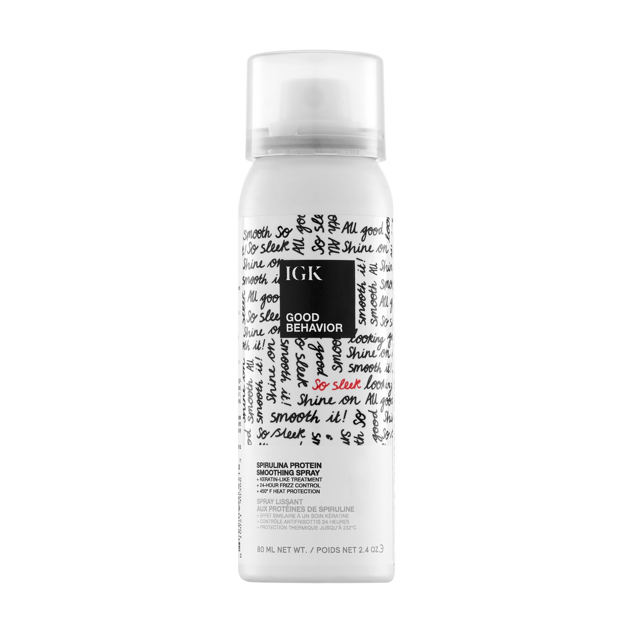 IGK Buen Comportamiento: atomizador control del frizz para cabello suave y brillante