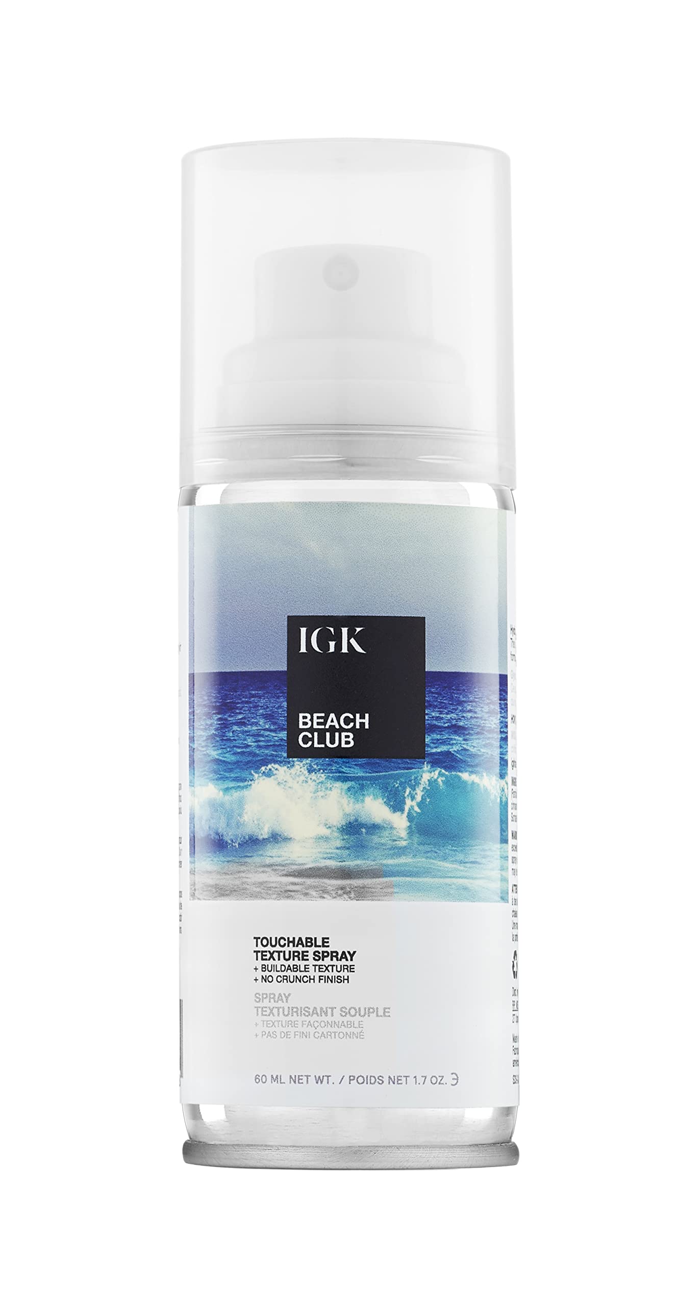 IGK Club Playa: aerosol textura ligero para volumen y apariencia playa
