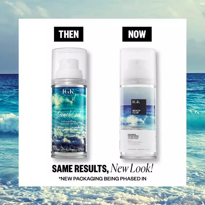IGK Club Playa: volumen instantáneo para cabello con textura