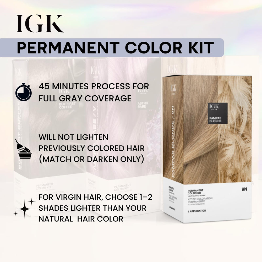 IGK Color Kit 7N Latte: guantes para una aplicación limpia y ordenada
