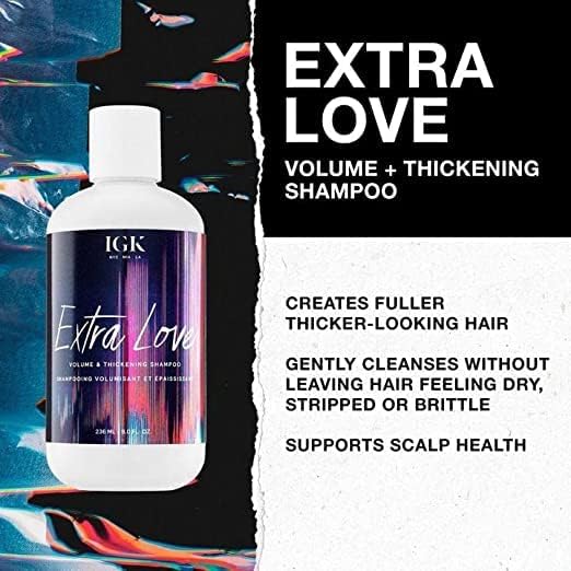 IGK Extra Love acondicionador volumen ligero para cabello con cuerpo