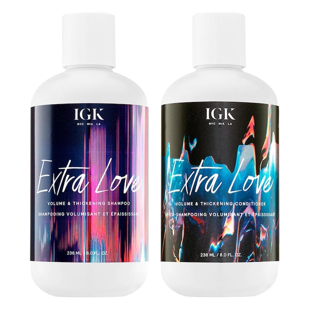 IGK Extra Love champú volumen engrosamiento para cabello fino