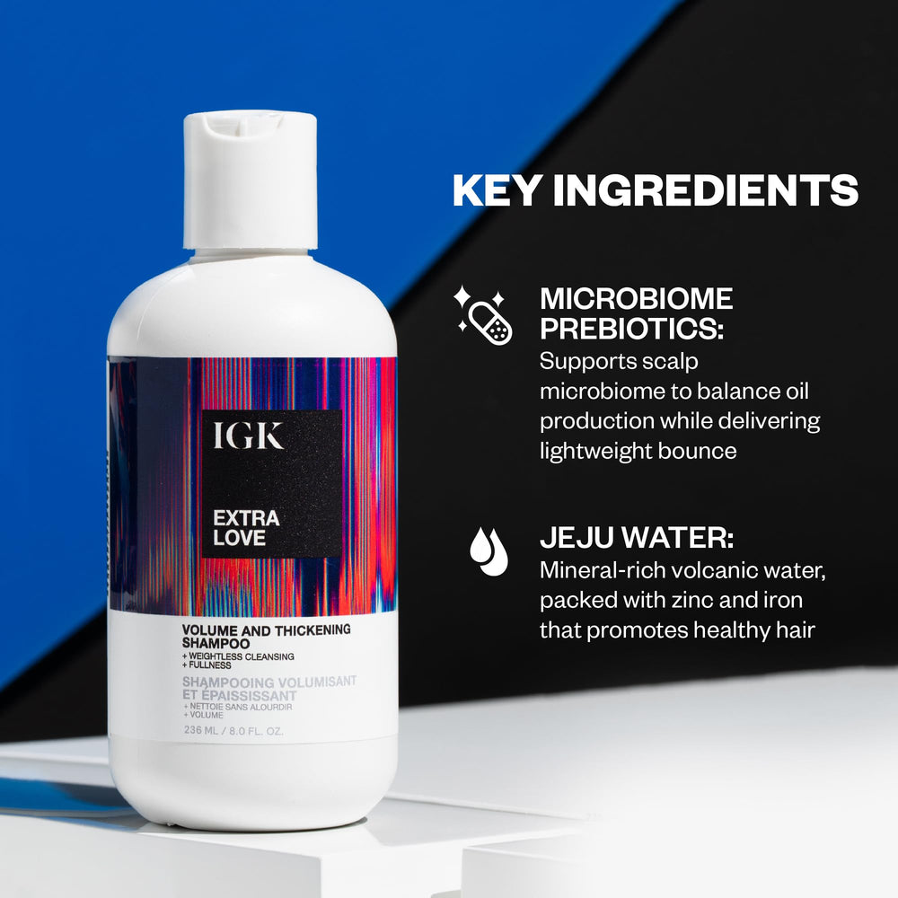 IGK Extra Love espuma cremosa para una aplicación suave