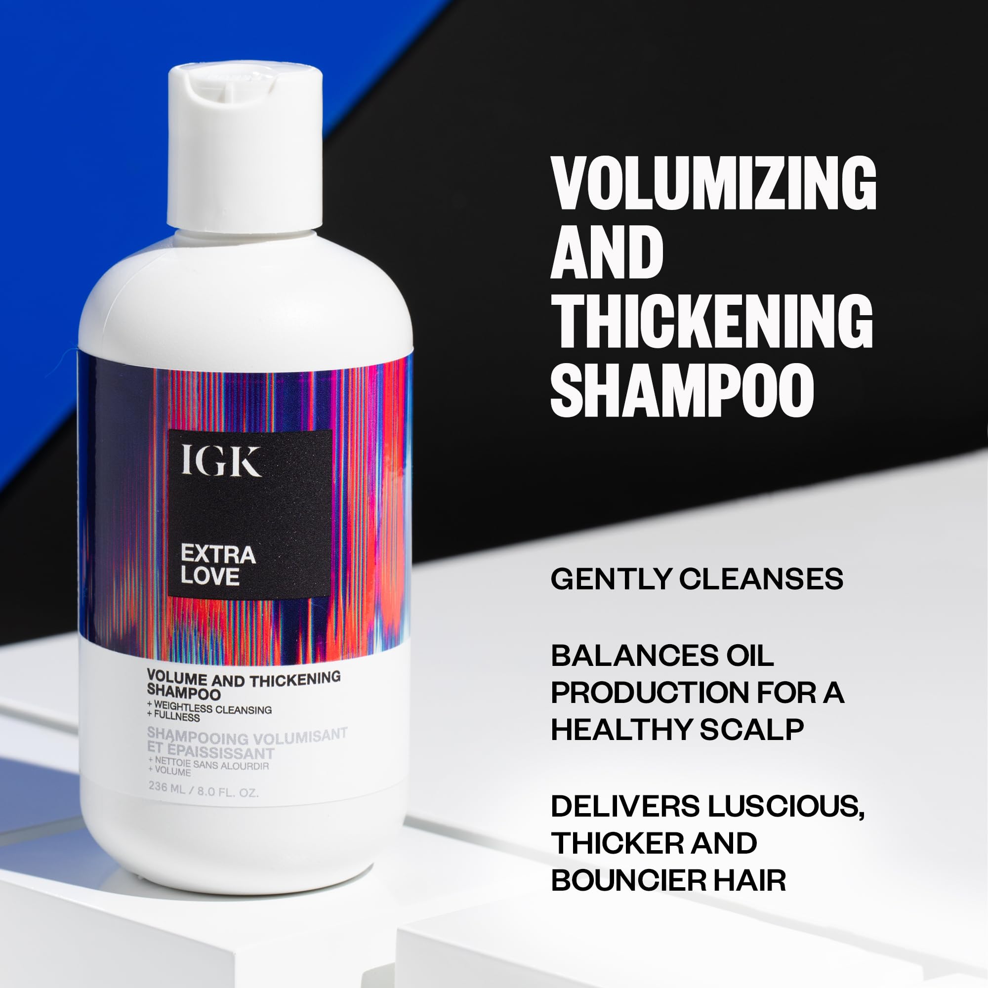 IGK Extra Love tapa facilita dosificación precisa para cada lavado
