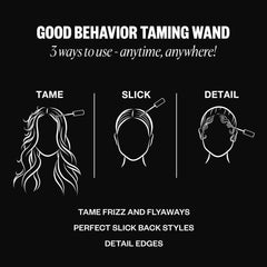 IGK Good Behavior Wand travel-size fits in your bag for on-the-go fixes.