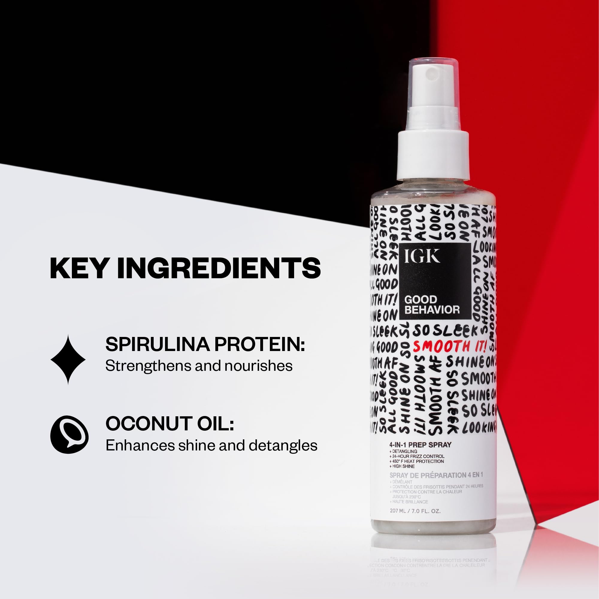 IGK Good Behavior spray-brillo aporta brillo instantáneo