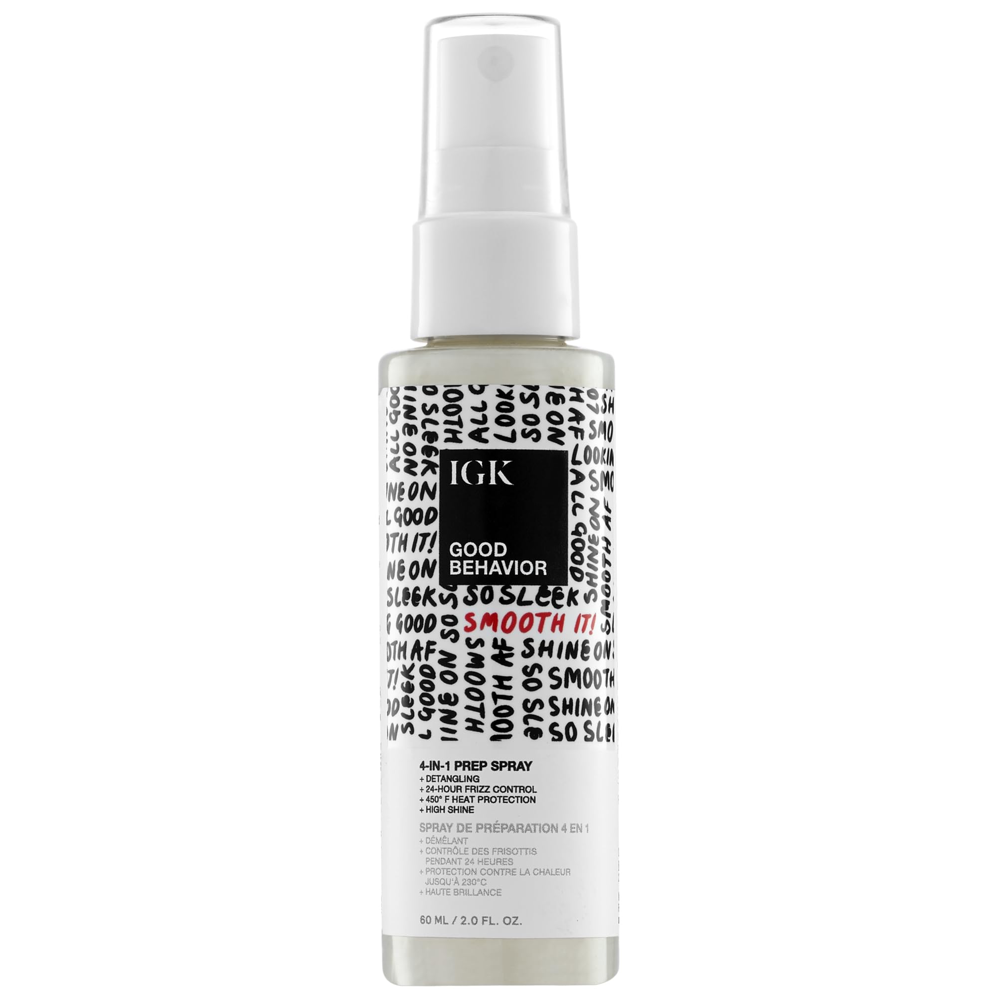 IGK Good Behavior spray-desenredante muestra desenredo suave para cabello húmedo
