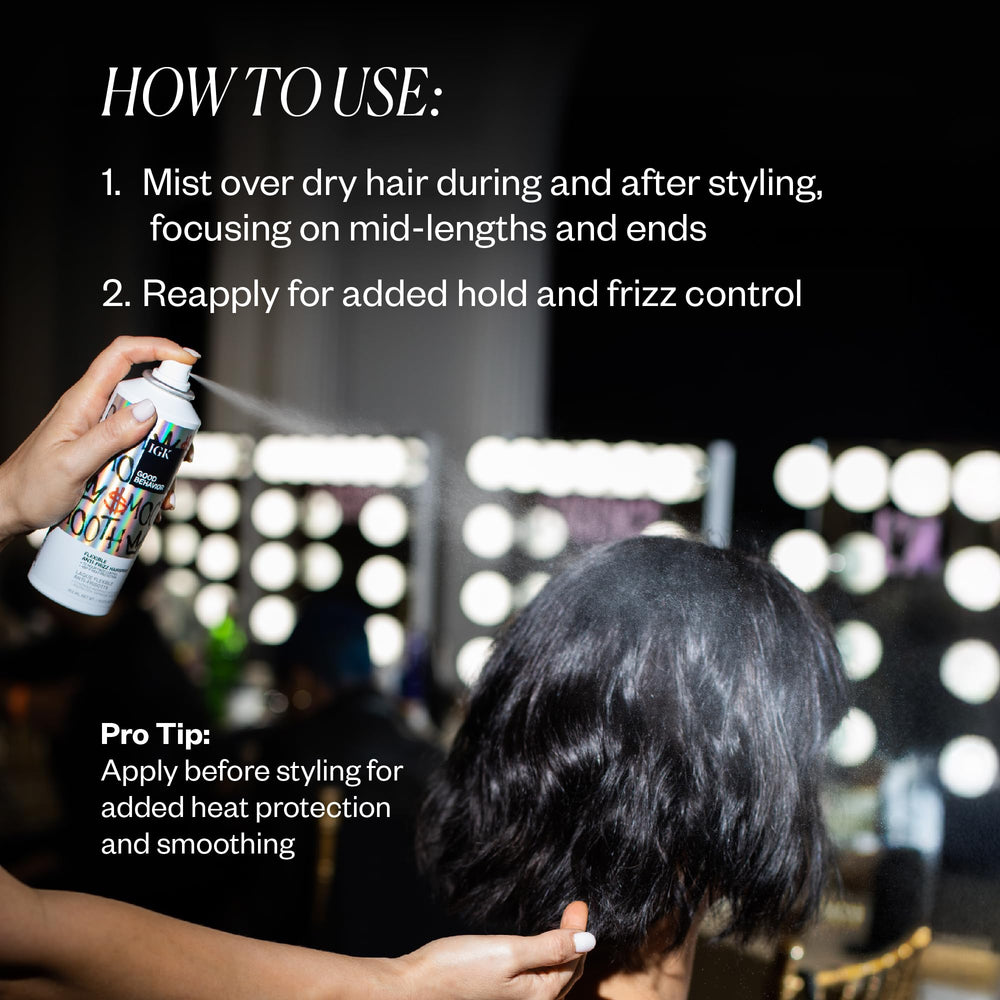IGK Good Behavior Hairspray tecnología Shine Seal para brillo sellado