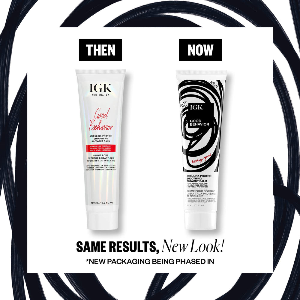 IGK Good Behavior: textura crema que se extiende fácilmente al aplicar