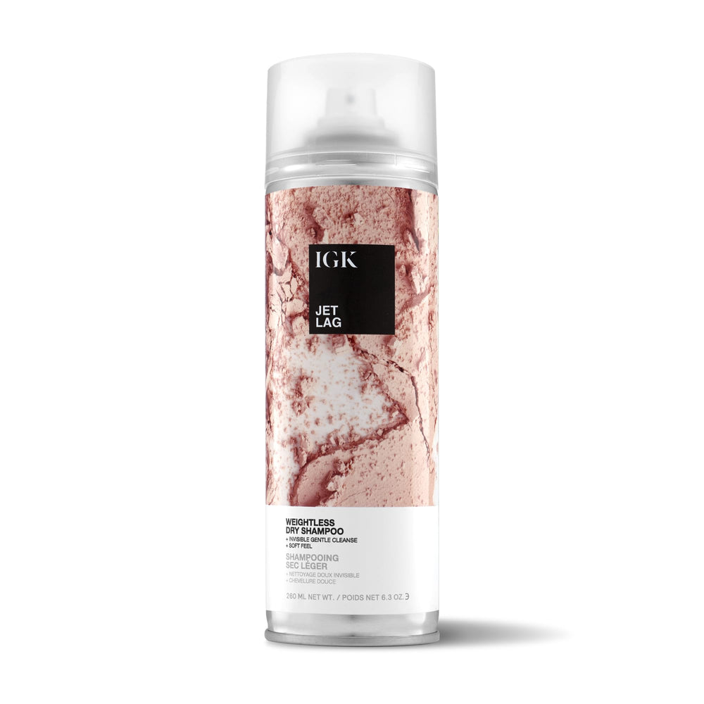 IGK Jet Lag bouteille prête à pulvériser pour une fraîcheur légère.