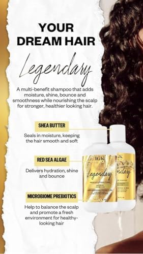 Acondicionador IGK Legendary Dream aporta nutrición ligera y brillo.