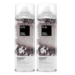 IGK FIRST CLASS champú en seco con carbón activado en botella para volumen ligero