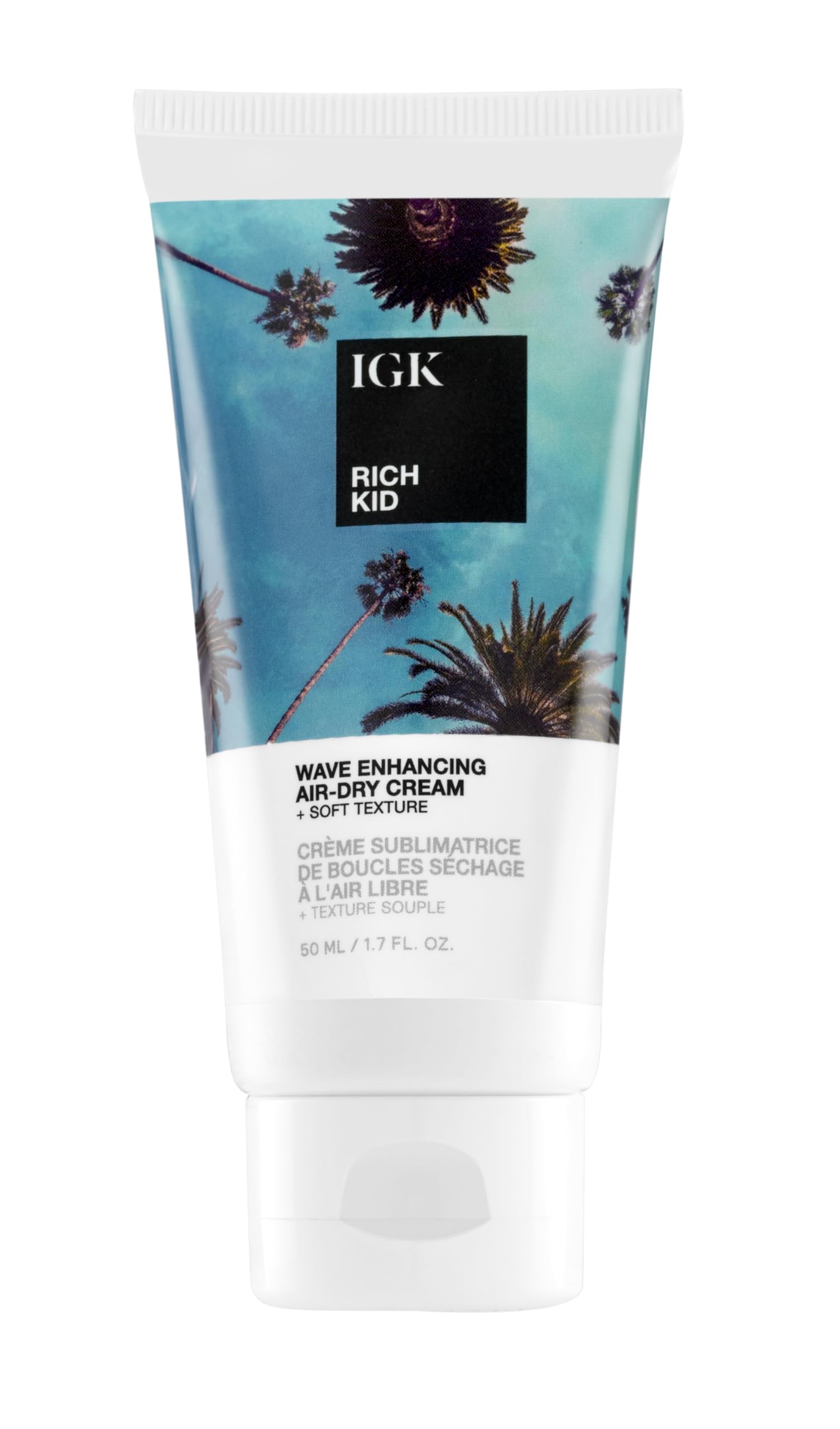 IGK Rich Kid muestra su empaque para viaje, fácil de transportar.