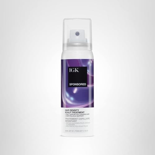 IGK traitement quotidien – routine capillaire simple pour densité visuelle