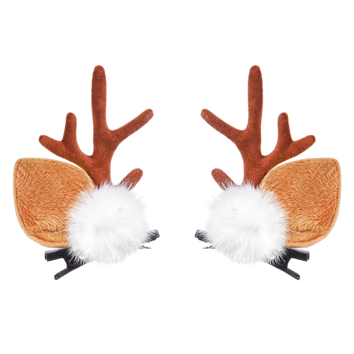 IHESPABLD orejas ciervo detalle marrón suave para un look navideño.