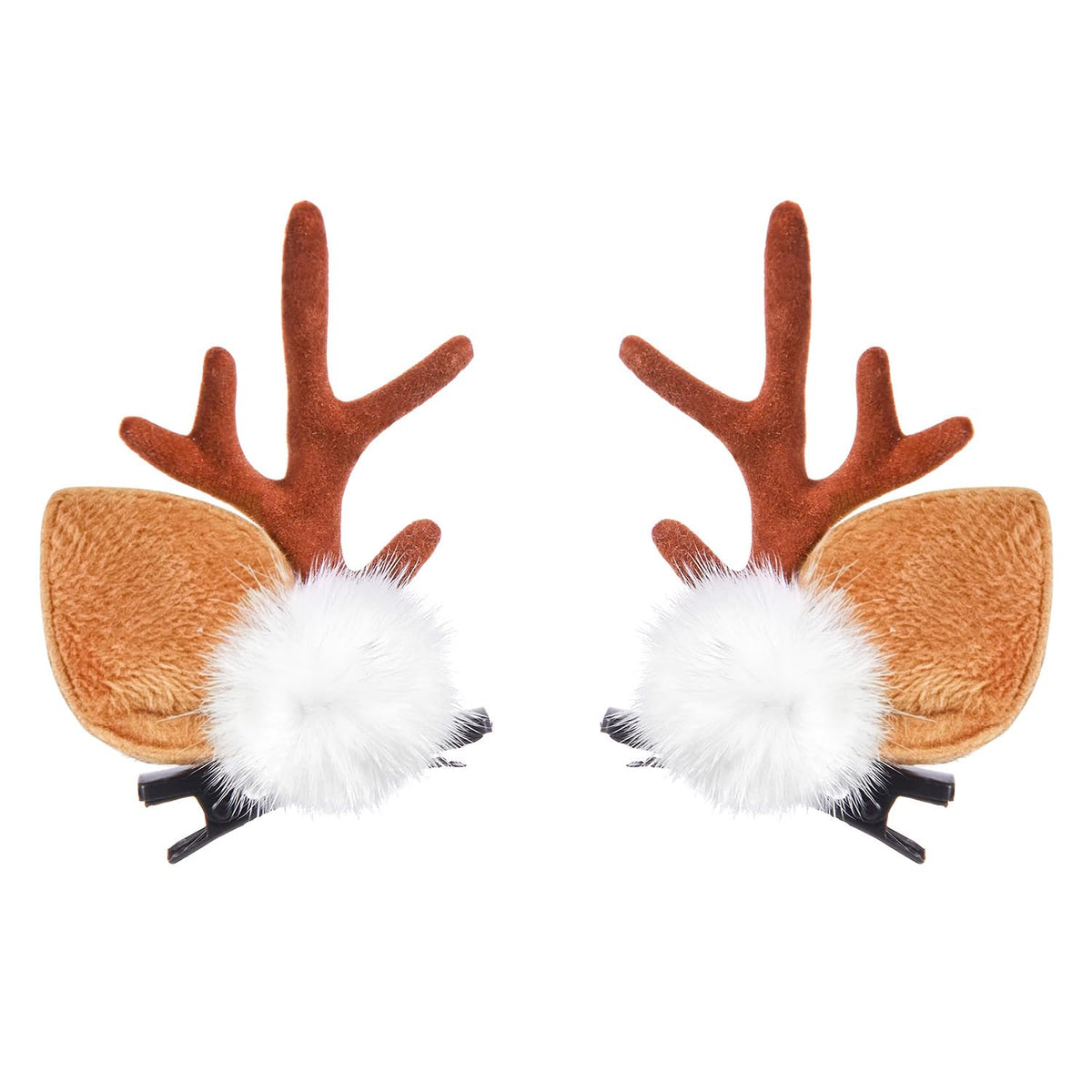 IHESPABLD orejas ciervo detalle marrón suave para un look navideño.