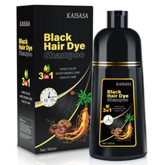 Botella de IIIMEIDU champú teñidor para canas, conveniente para uso en casa.