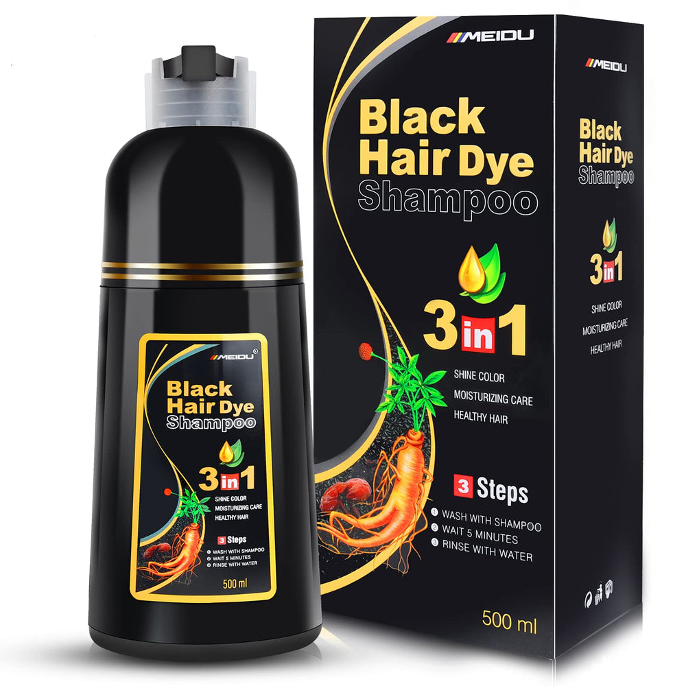 IIIMEIDU MEIDU champú-tinte 3 en 1 cubre canas en casa