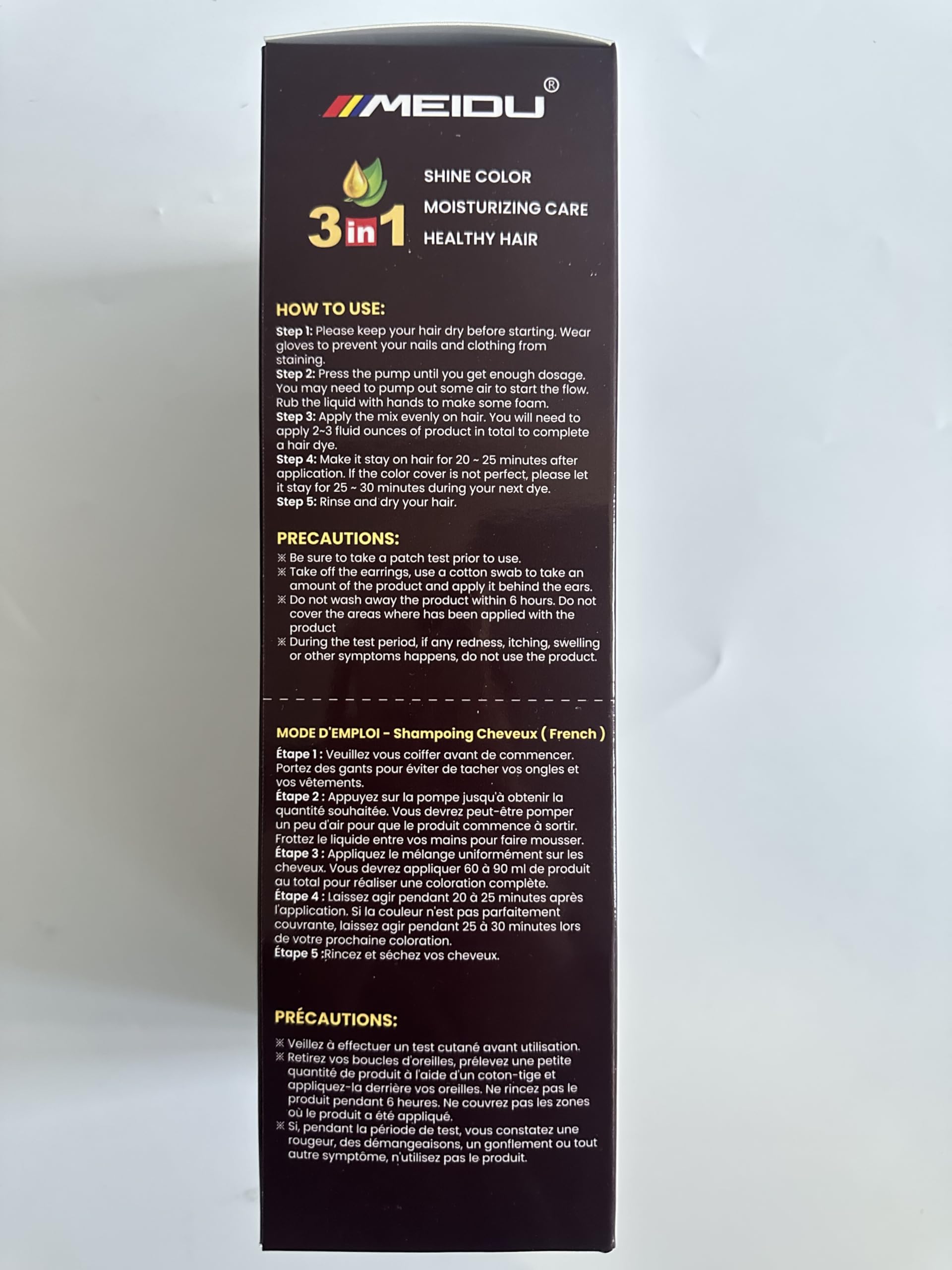 IIIMEIDU MEIDU regalo ideal para mamá, cabello brillante.