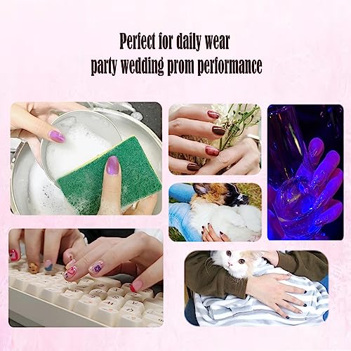 Ideal para fiestas y eventos, uñas listas para usar