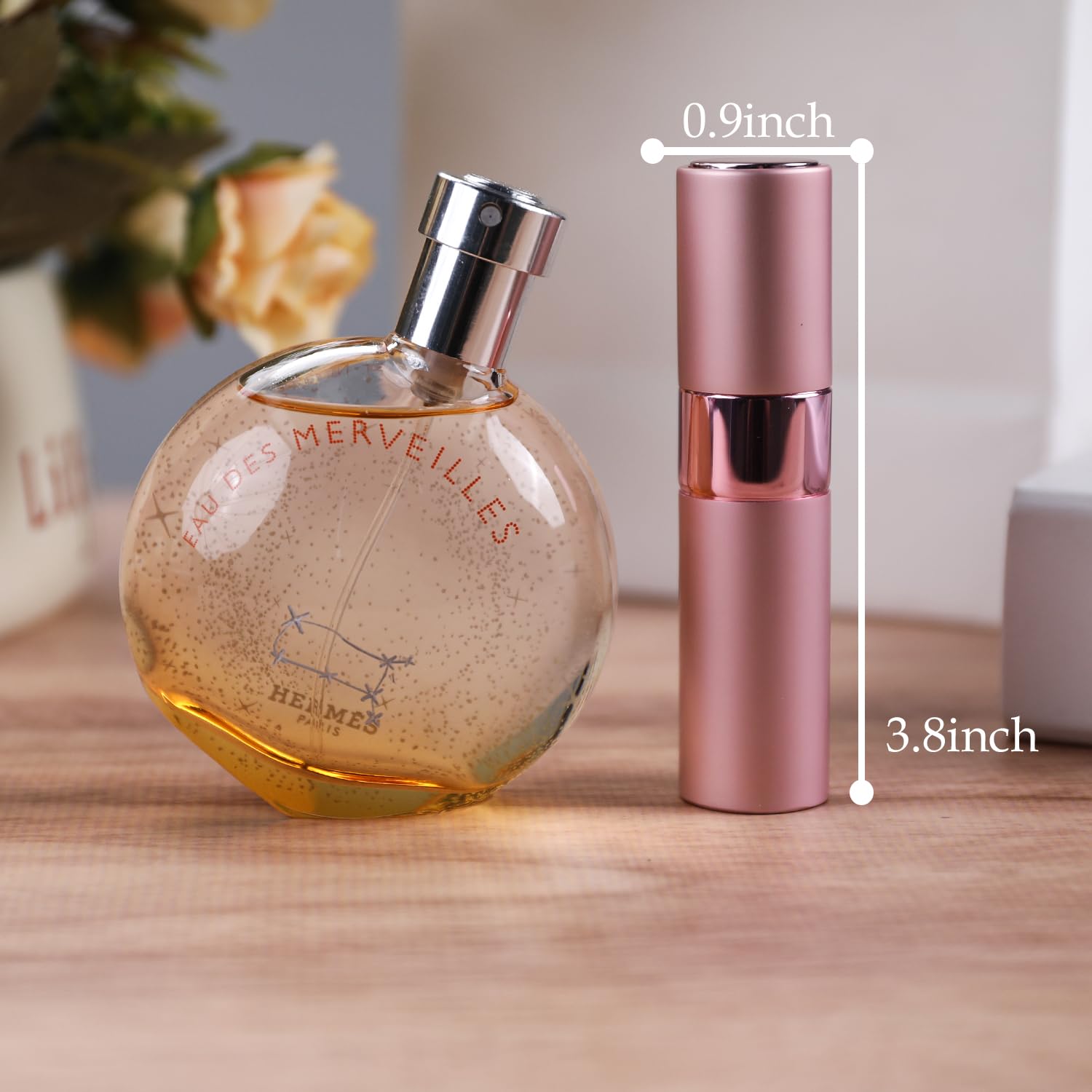 IKSKEY atomizador compacto para bolsos y maletas, ideal en movimiento