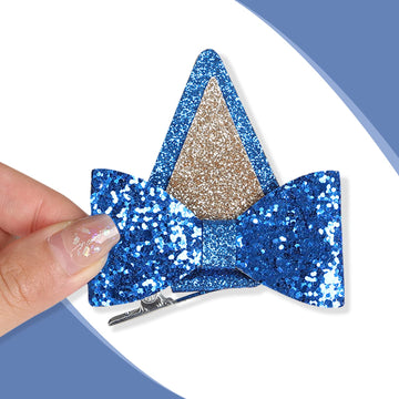IKUHRMO clips orejas azules, ideales para cumpleaños temáticos.