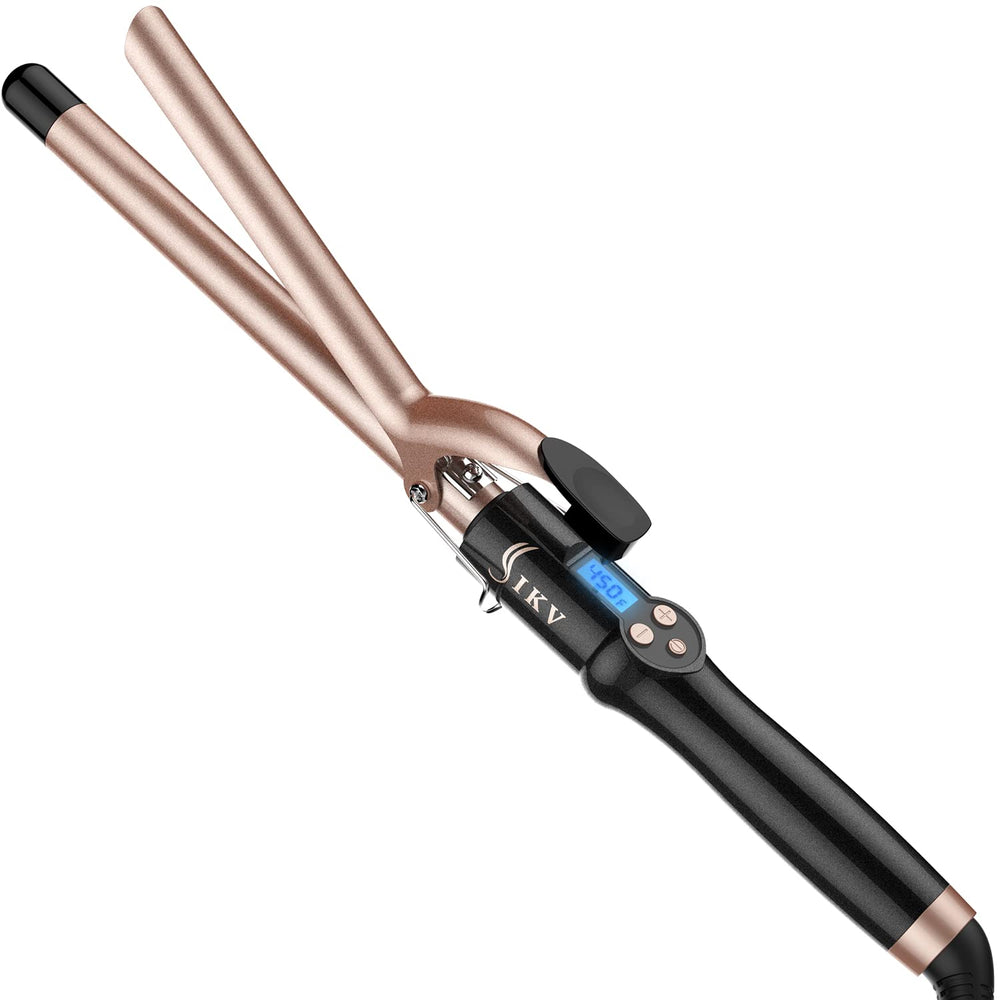 IKV alisador-rizos con barra larga de 3-4 pulgadas para rizos definidos