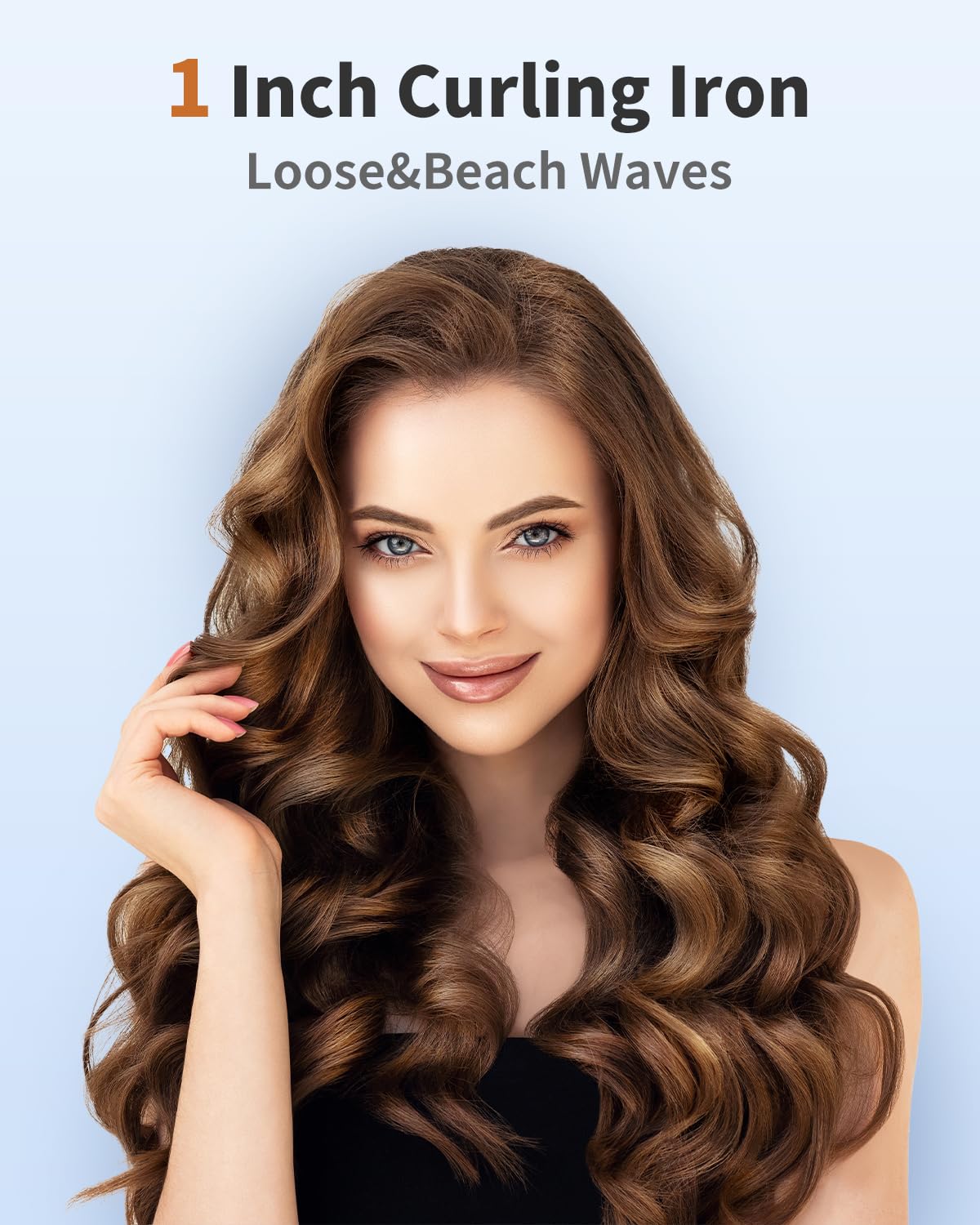 IKV rizador cerámico con turmalina para cabello suave y menos frizz.
