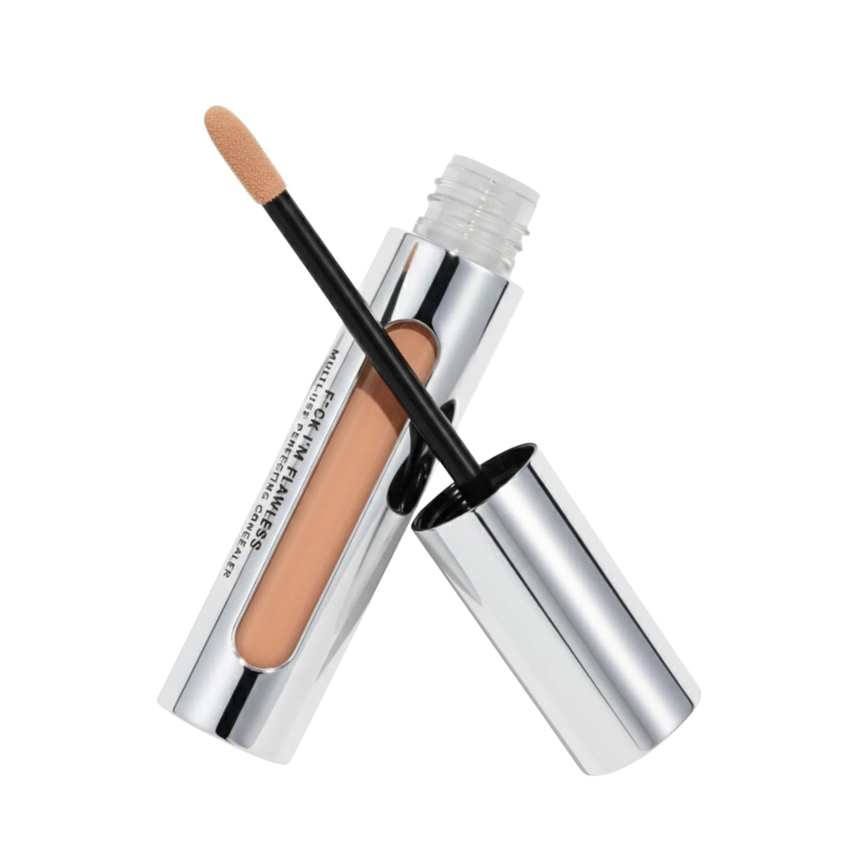 Il Makiage Flawless Concealer 08 packaging swatch shows buildable medium-beige coverage.