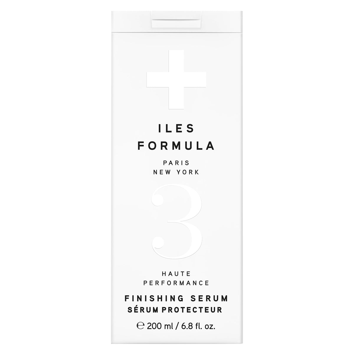 Iles Formula – crème styling légère sur bouteille pour brushing fluide et facile.