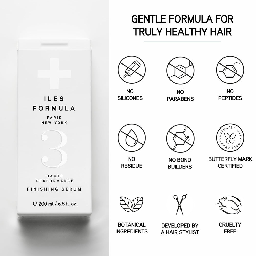 Iles Formula – formule sans silicones pour cheveux plus sains et propres.