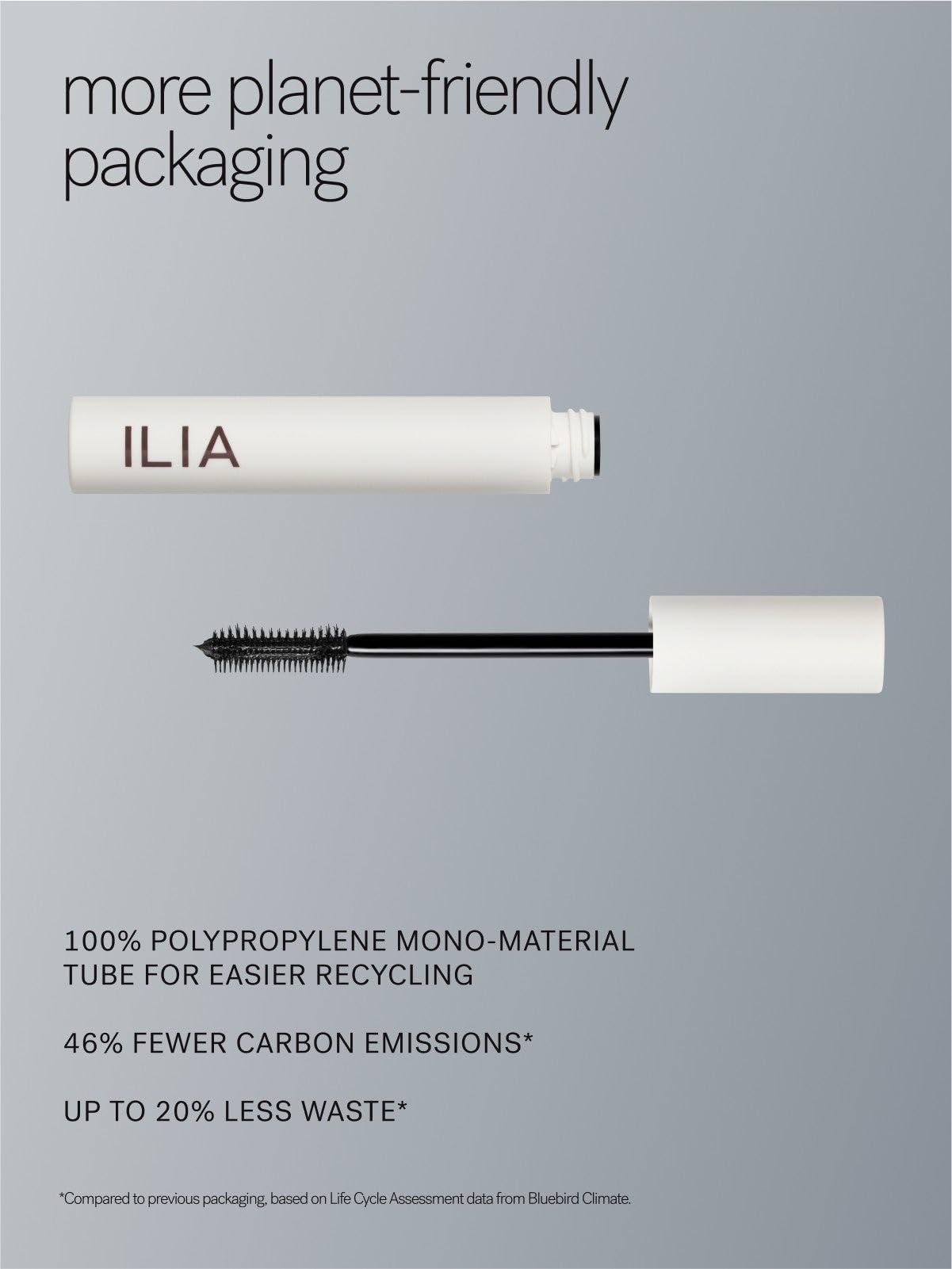 ILIA Limitless Lash Mascara: cera de abejas ayuda a sellar la humedad.