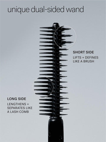 ILIA Limitless Lash Mascara: contiene arginina y manteca de karité orgánica para pestañas cuidadas.