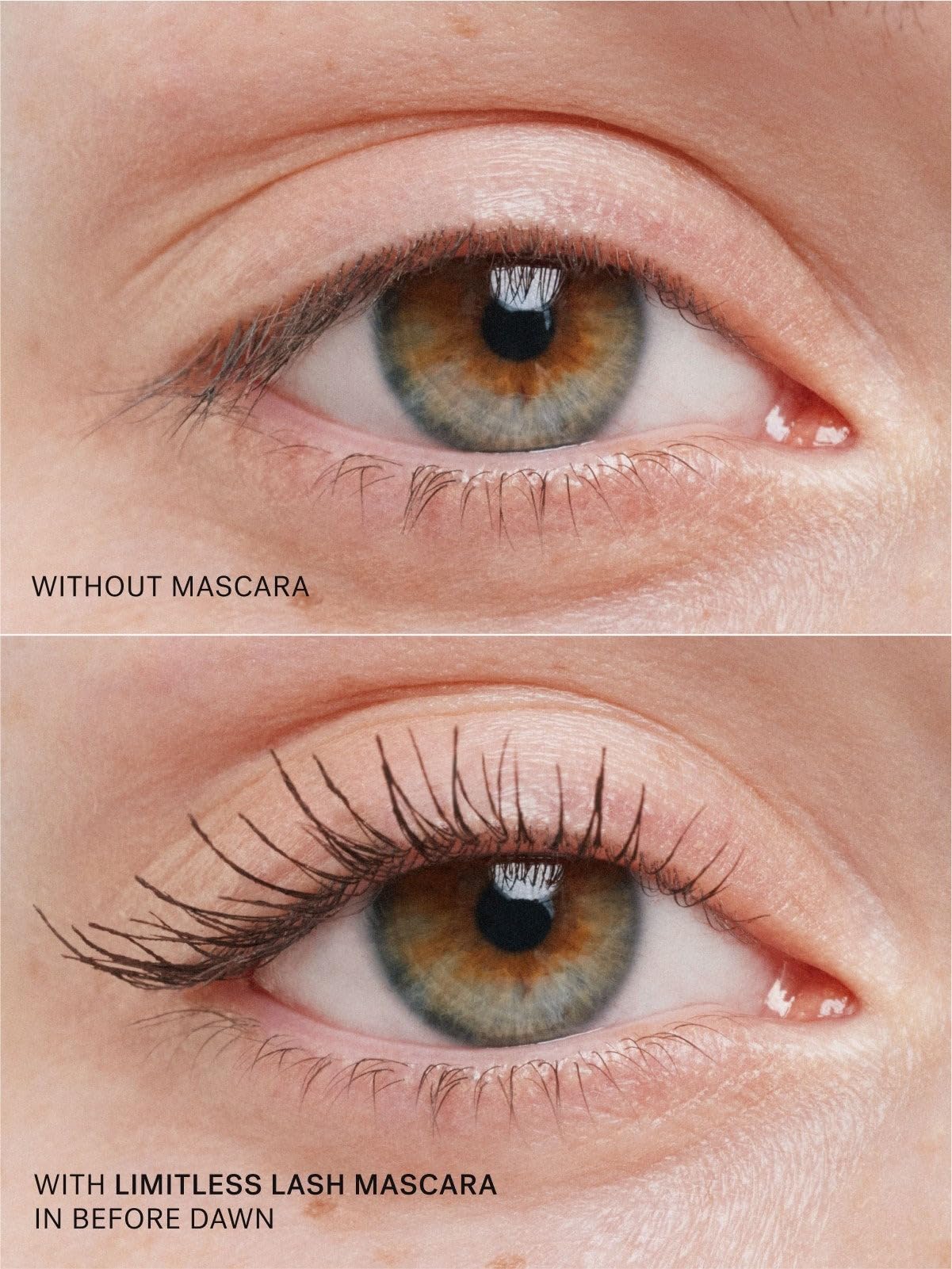 ILIA Limitless Lash Mascara: fórmula de larga duración, resistente a manchas y desgaste.