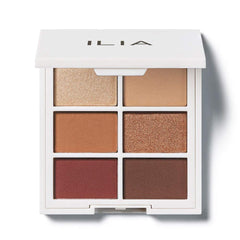 ILIA Paleta de Sombras Necesarias, frente, tono cálido para look diario