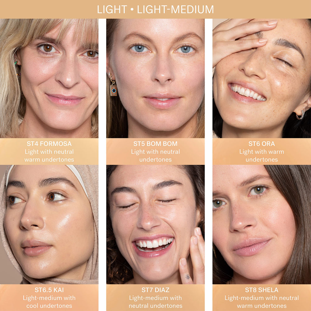 Fórmula adecuada para piel sensible de ILIA serum-tinte con calidad limpia